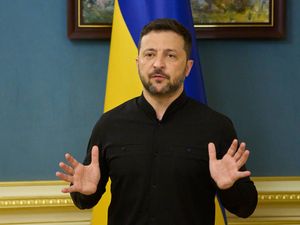 Supporting image for story: Ukraine says it destroyed more than 40 military planes in drone attack in Russia