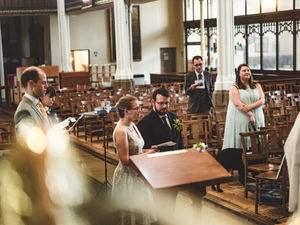Supporting image for story: Newlyweds say 'I do' in front of hundreds on Facebook Live to beat coronavirus wedding restrictions