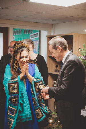 Maha Putri with Trust CEO.