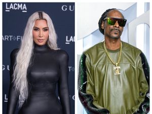 Supporting image for story: Kim Kardashian teams up with Snoop Dogg for new holiday fashion campaign