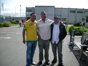 Bal, left, with Khushwant, right, and Khushwant's brother Kulwant