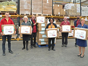 Supporting image for story: 40,000 face masks donated to New Cross Hospital by Wolves' owners Fosun