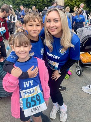 Castlefields Crew members on the walk
