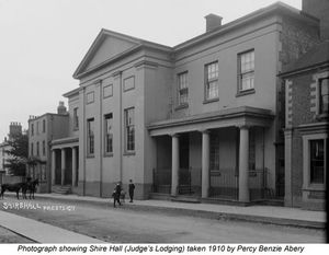 Presteigne's Judge's Lodgings by Percy Benzie Abery in 1910