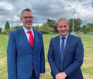 West Mercia Police Deputy Police & Crime Commissioner (right) with the PCC, John Campion. Picture: West Mercia PCC