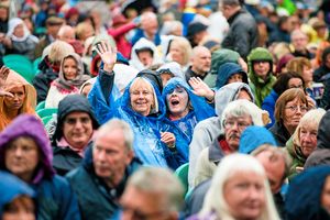 Fans of Rod Stewart got a soaking when the pop legend played a concert at Shrewsbury Town Football Club’s Greenhous Meadow at the start of June