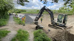 Final step - soil covering 