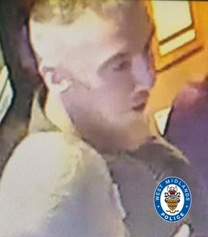 West Midlands Police have released an image of a man it wants to speak to. Photo: West Midlands Police