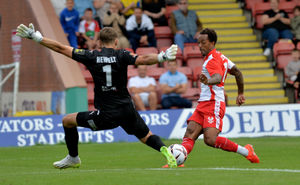 Ashley Hemmings will be a threat for Kidderminster Harriers after netting in their 4-0 win over South Shields on Tuesday.
