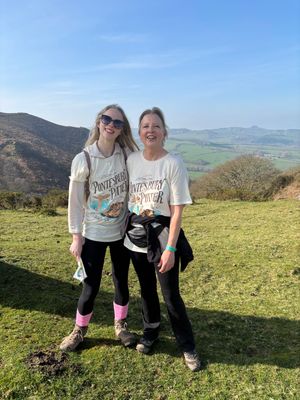 Hundreds of people took part in the event.