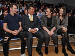 Supporting image for story: Telford 'Secret Millionaire' reveals success secrets with pupils