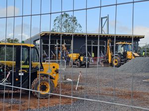 Work underway on the new Starbucks Drive Thru in Bridgnorth