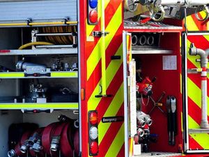 Supporting image for story: Major wood yard fire averted near Whitchurch