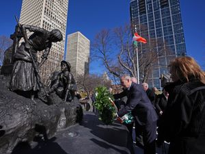 Supporting image for story: Irish premier marking 250 years of US independence during visit to Philadelpia