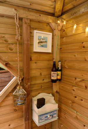 David Stocks, from Walsall, created the shed as a writer's retreat.