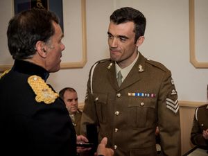Supporting image for story: Telford soldier receives military honour