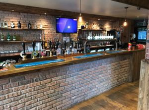 The bar at the pub. Photo: Savills