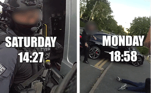 Body cam footage shows firearms operations in West Midlands
