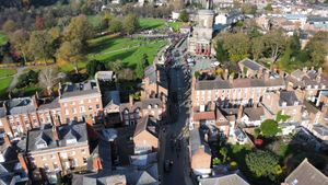 Remembrance Sunday in Shrewsbury. Picture: Drones-z.