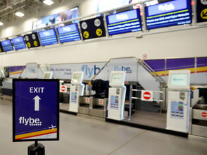 Supporting image for story: Flybe flights cease as it collapses into administration