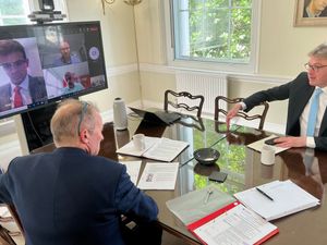 Supporting image for story: Shrewsbury MP meets Welsh Secretary over flooding issues
