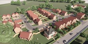 The plans for the Ifton Heath Primary School site in St Martins.