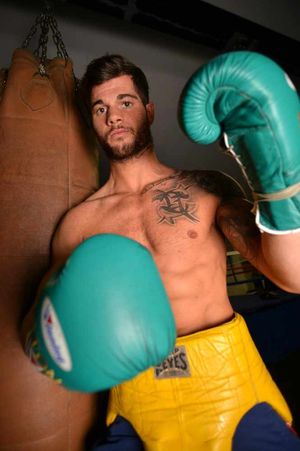 Behind-closed-doors: Ryan Aston is training to come and shock Ahmet Patterson in London.