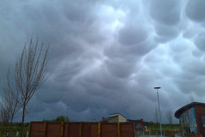 Unusual cloud formations in Telford. Picture: Phil Spencer