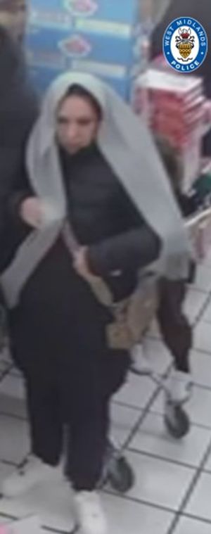 This image of a person West Midlands Police want to speak to has been released. Photo: West Midlands Police