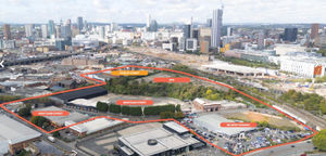A CGI show the Warwick Bar site. Image courtesy of Birmingham City Council and Homes England