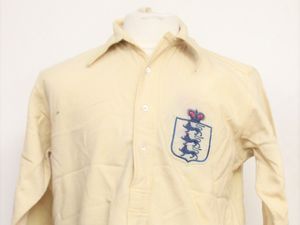 Supporting image for story: England shirt worn in 1911 Wales match unearthed in Wolverhampton