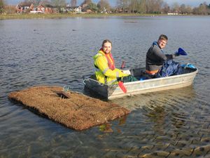 Supporting image for story: New islands installed to help birds nest