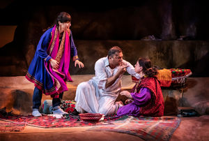 Sujaya Dasgupta (Laila) Pal Aron (Rasheed) Amina Zia (Mariam). A Thousand Splendid Suns. Pamela Raith Photography