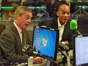 Nigel Farage and Chuka Umunna