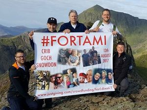 Supporting image for story: Family and friends take on Snowdon Horseshoe for beloved cancer sufferer