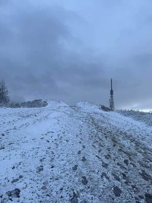 Snow in on the Wrekin in Telford, Shropshire. Picture: Holly Ridgewell