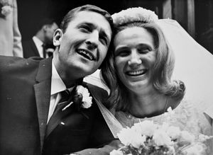 It has been 60 years since the couple tied the knot, with Hugh saying that half of Huddersfield must have turned up to mark it