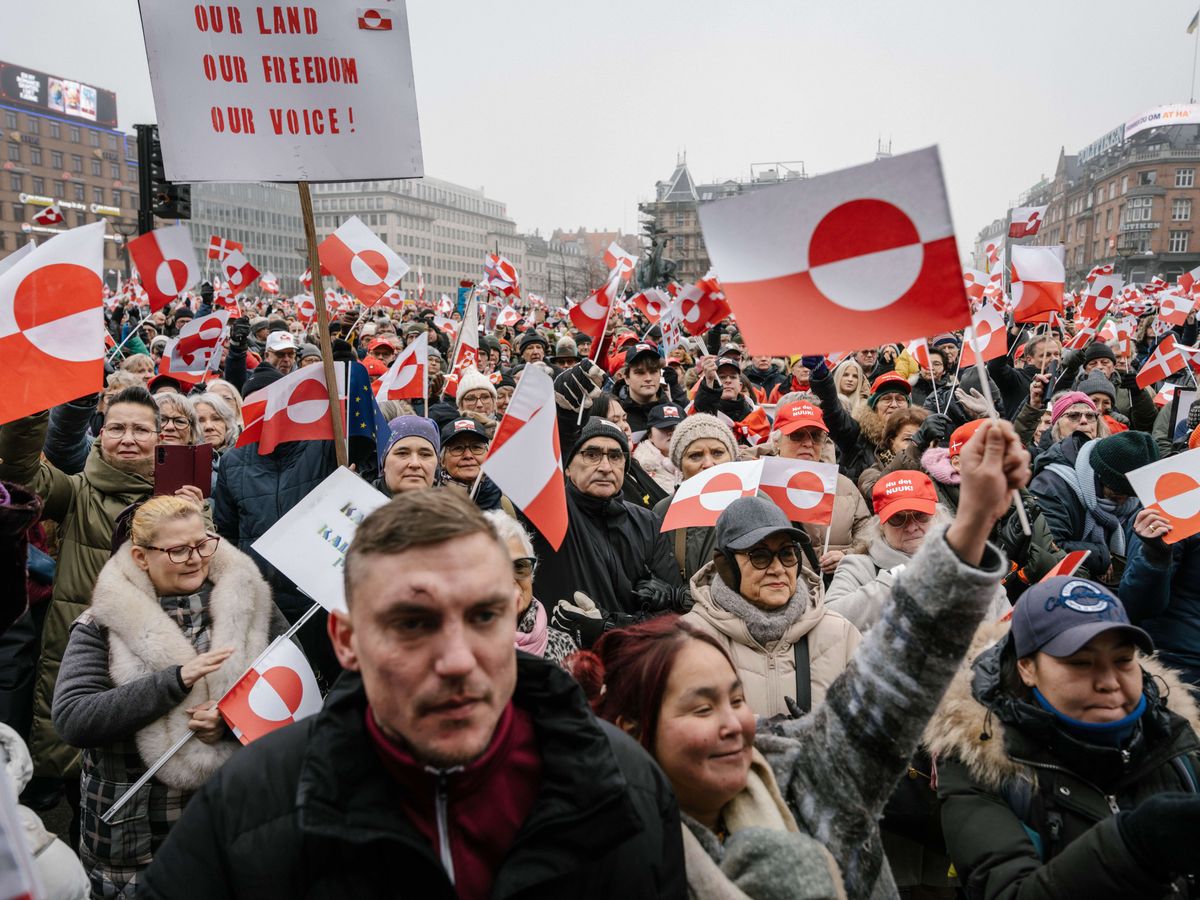 Hundreds march in Greenland and Denmark to support island amid Trump threats