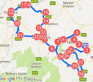The pair will visit 29 cricket grounds during their trip