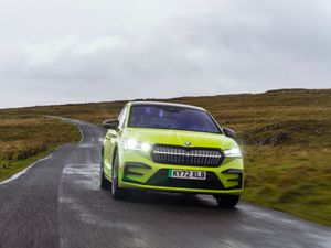 Supporting image for story: UK Drive: Skoda’s Enyaq Coupe iV vRS arrives with a blend of electric power and go-faster features