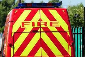 Supporting image for story: Blaze under investigation after sheds and van damaged