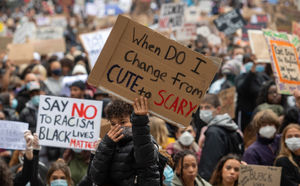 Strong messages displayed during Thursday's Black Lives Matter event in Birmingham