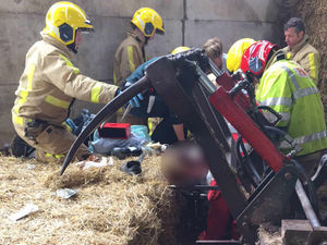 Supporting image for story: Shropshire farmer impaled on spike praises rescuers