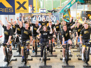 Supporting image for story: JCB cycling team complete Around the World in 80 Days bid four days early
