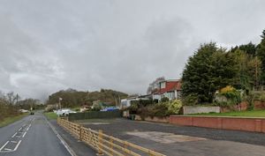 The former petrol station buildings have now been demolished and the site cleared. Photo: Google