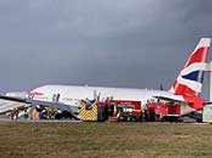 Supporting image for story: Jet crash lands at Heathrow