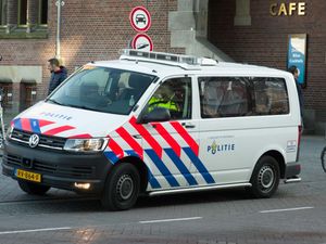 Supporting image for story: Amsterdam police hunt suspect filmed setting off blast outside Jewish school