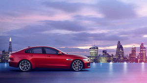 One of a series of images of the new Jaguar XE featuring on Twitter