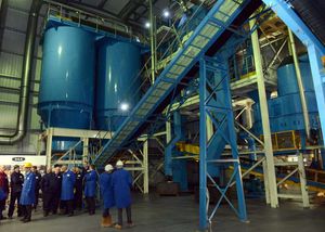Inside the Aga plant in Coalbrookdale