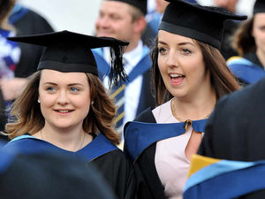 Supporting image for story: Video and pictures: Cheers and tears at Harper Adams University graduation